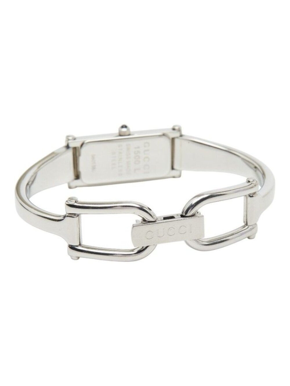 Gucci Watch Black Silver Stainless Steel - Picture 5 of 6